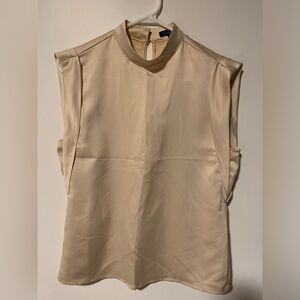 BNWOT Satin top with button detail